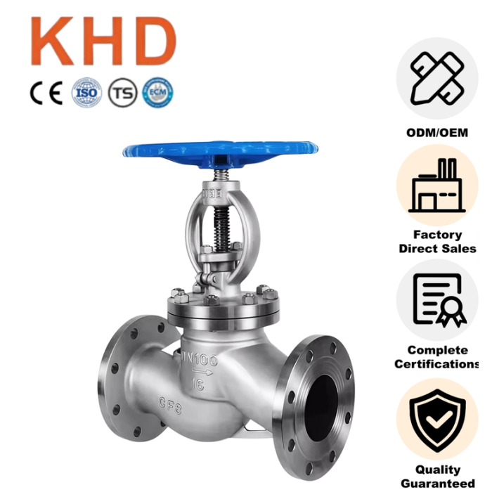 โกลบวาล์วสแตนเลส 6 นิ้ว (Globe Valve)