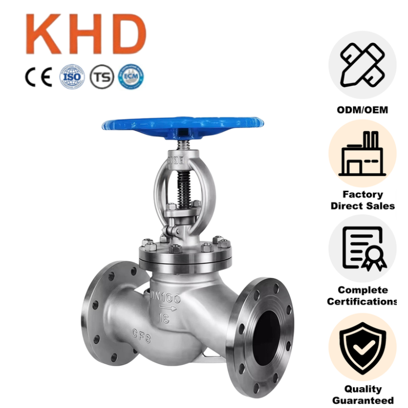 โกลบวาล์วสแตนเลส 6 นิ้ว (Globe Valve)