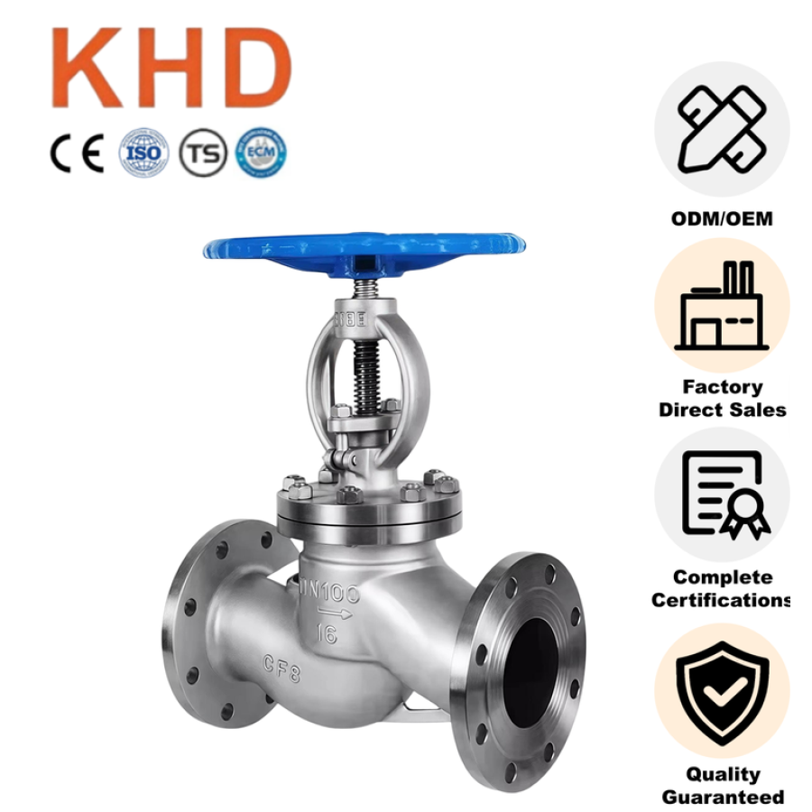 โกลบวาล์วสแตนเลส 6 นิ้ว (Globe Valve) โกลบวาล์วสแตนเลส 6 นิ้ว (Globe Valve)