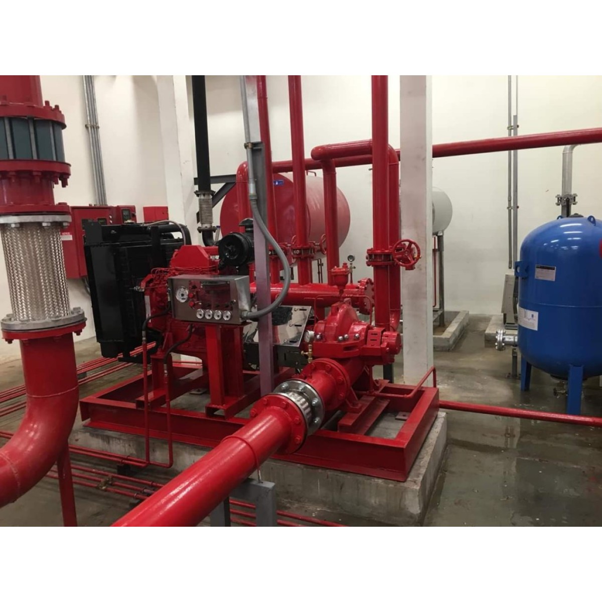เครื่องสูบน้ำดับเพลิง Vertical turbine 1000 GPM