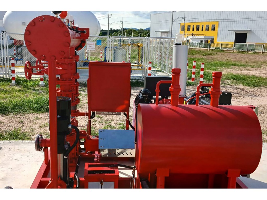 ปั๊มดับเพลิง 500 GPM ดีเซล